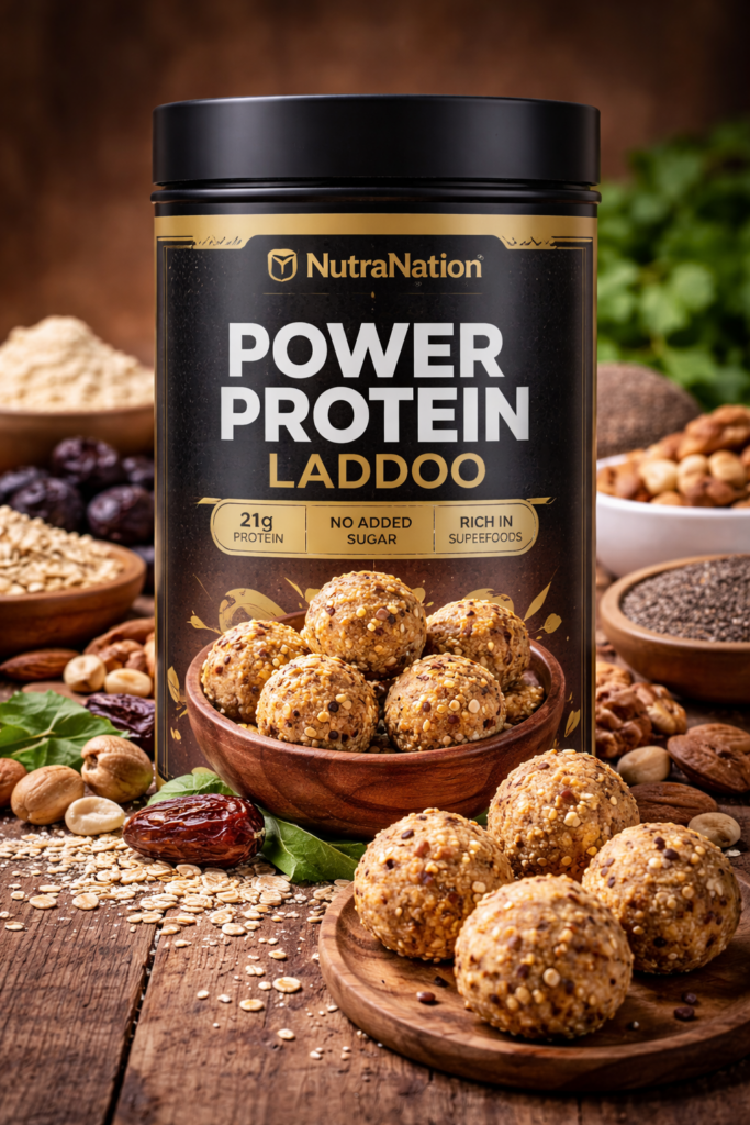 NutraNation power protein laddoos - money saver pack 8xpack of 6